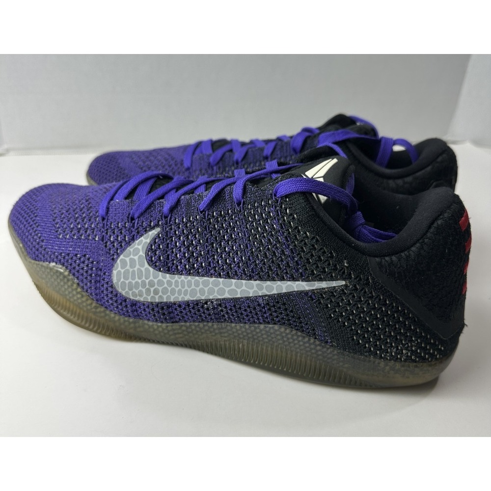 Nike Kobe 11 Elite Low Eulogy Hyper Grape Basketball Shoes Men's Size 10.5 - Picture 5 of 13